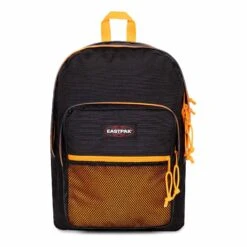 Eastpak Pinnacle 38L Rucksack Tiefschwarz/orange