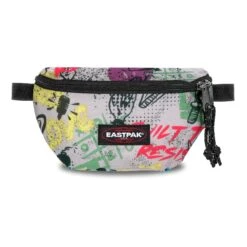 Eastpak Springer 2L Bauchtasche Grau-weiß/blau/lila